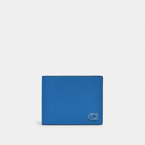 Coach 3 In 1 Wallet With Signature Canvas Interior Brieftaschen Herren Mehrfarbig | YISWX-1830