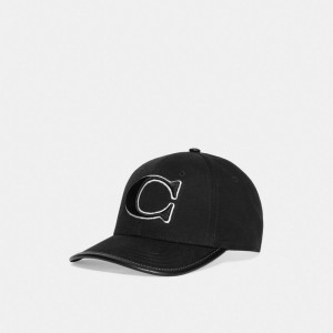 Coach Baseball Hat Hüte Herren Schwarz | ASJGB-4682