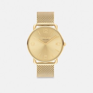 Coach Elliot Watch, 41 Mm Uhren Herren Gold | JRKIO-1309