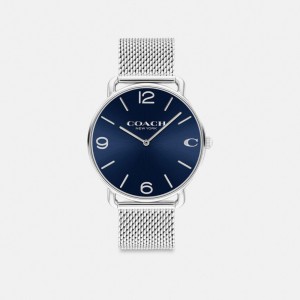 Coach Elliot Watch, 41 Mm Uhren Herren Grau Blau | ELBYM-1409