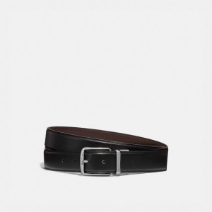 Coach Harness Buckle Cut To Size Reversible Belt, 32 Mm Gürtel Herren Schwarz Braun | MNBAW-1984