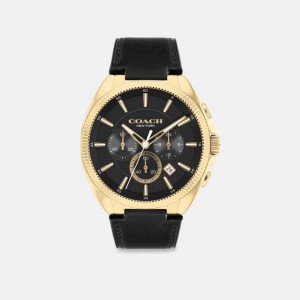Coach Jackson Watch, 45 Mm Uhren Herren Schwarz | AOGVI-9478