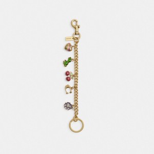 Coach Motif Chain Bag Charm Schmuck Damen Mehrfarbig | FVHBI-8056