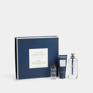 Coach Open Road Eau De Toilette 3 Piece Gift Set Fragrance Herren Mehrfarbig | ERHNF-5208
