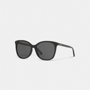Coach Signature Workmark Square Sunglasses Brillen Damen Schwarz | VGQYI-8124