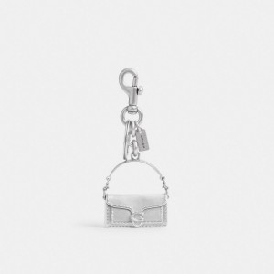 Coach Tabby Bag Charm Schmuck Damen Silber Silber | PKDAT-4182